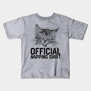 officiall napping shirt Kids T-Shirt